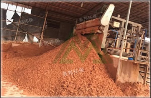 福建制砂廢水洗砂泥漿分離脫水設(shè)備案例